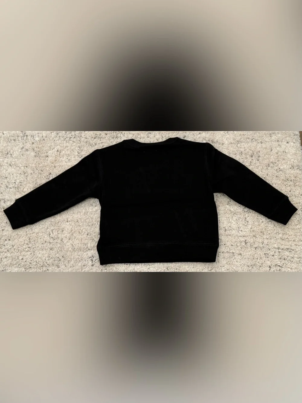 NWT Ralph Lauren Baby Toddler Black Crewneck Sweatshirt Red Pony 24M 2T